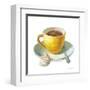 Wake Me Up Coffee IV on White-Danhui Nai-Framed Art Print