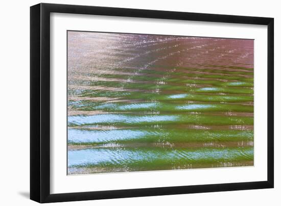 Wake Ripples II-Kathy Mahan-Framed Photographic Print