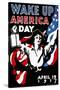 Wake Up America Day, 1917-James Montgomery Flagg-Stretched Canvas