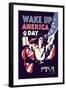 Wake Up America Day-James Montgomery Flagg-Framed Art Print