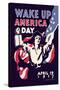 Wake Up America Day-James Montgomery Flagg-Stretched Canvas