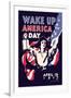 Wake Up America Day-James Montgomery Flagg-Framed Art Print