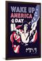 Wake Up America Day-James Montgomery Flagg-Framed Art Print