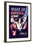 Wake Up America Day-James Montgomery Flagg-Framed Art Print