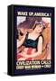 Wake Up, America!-James Montgomery Flagg-Framed Stretched Canvas