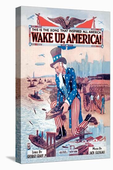 Wake Up, America!-null-Stretched Canvas