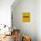 Wake Up and Be Awesome Yellow-NaxArt-Art Print displayed on a wall