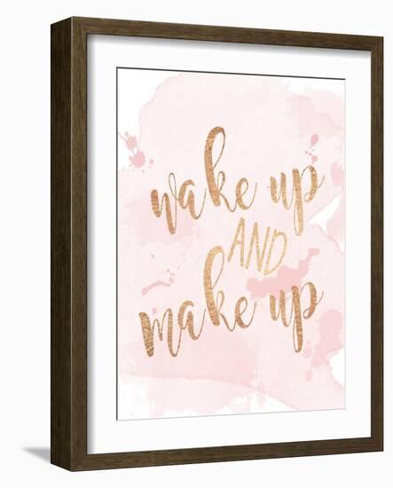 Wake Up And Make Up-Anna Quach-Framed Art Print