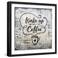 Wake Up and Smell the Coffee-Britt Hallowell-Framed Art Print