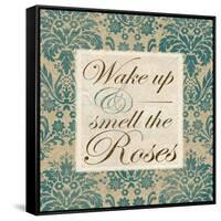 Wake Up and Smell the Roses-Elizabeth Medley-Framed Stretched Canvas