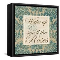 Wake Up and Smell the Roses-Elizabeth Medley-Framed Stretched Canvas