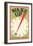 Wake Up, Give Health a Chance-null-Framed Premium Giclee Print