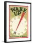 Wake Up, Give Health a Chance-null-Framed Art Print