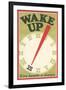 Wake Up, Give Health a Chance-null-Framed Art Print