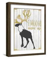 Wake Up Moose-null-Framed Giclee Print