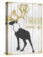 Wake Up Moose-null-Stretched Canvas
