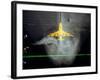 Wake Vortex Flow Visualization Tests of a Boeing 747 Model-Stocktrek Images-Framed Photographic Print