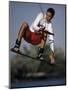 Wakeboarder in Action-null-Mounted Photographic Print