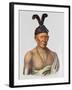 Wakechai or 'Crouching Eagle', a Sauk Chief-Charles Bird King-Framed Giclee Print