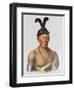 Wakechai or 'Crouching Eagle', a Sauk Chief-Charles Bird King-Framed Giclee Print