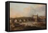 Wakefield Bridge and Chantry Chapel, 1793 (Oil on Canvas)-Philip Reinagle-Framed Stretched Canvas