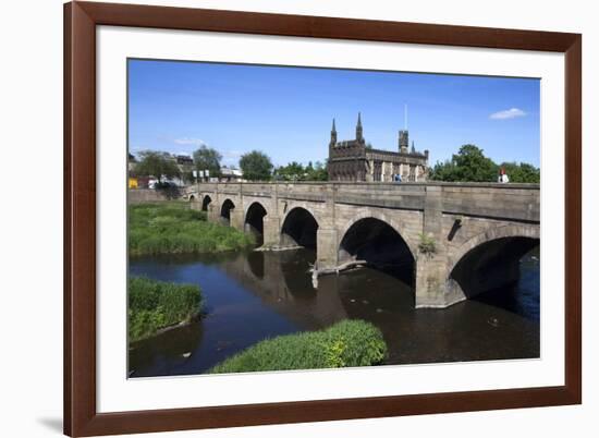 Wakefield Bridge and the Chantry Chapel-Mark Sunderland-Framed Photographic Print