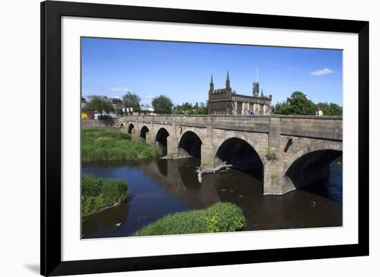 Wakefield Bridge and the Chantry Chapel-Mark Sunderland-Framed Photographic Print