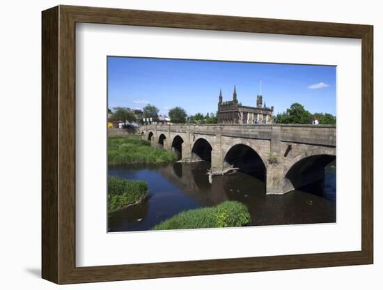 Wakefield Bridge and the Chantry Chapel-Mark Sunderland-Framed Photographic Print