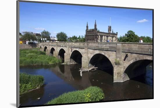 Wakefield Bridge and the Chantry Chapel-Mark Sunderland-Mounted Photographic Print