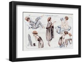 Waking-Up and Getting Dressed 1921-Maurice Milliere-Framed Photographic Print