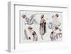 Waking-Up and Getting Dressed 1921-Maurice Milliere-Framed Photographic Print