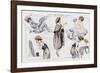 Waking-Up and Getting Dressed 1921-Maurice Milliere-Framed Photographic Print