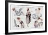 Waking-Up and Getting Dressed 1921-Maurice Milliere-Framed Photographic Print