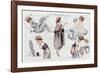 Waking-Up and Getting Dressed 1921-Maurice Milliere-Framed Photographic Print