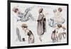 Waking-Up and Getting Dressed 1921-Maurice Milliere-Framed Photographic Print