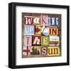 Waking Up In The Sun-null-Framed Giclee Print