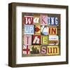 Waking Up In The Sun-null-Framed Giclee Print