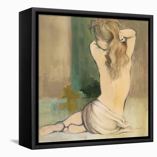 Waking Woman I (Green)-Lanie Loreth-Framed Stretched Canvas