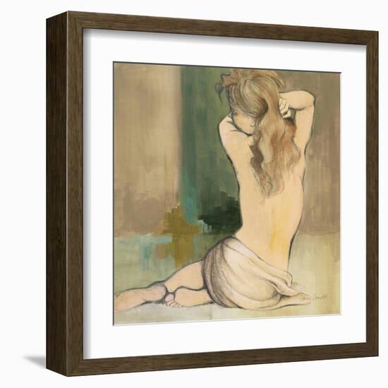 Waking Woman I (Green)-Lanie Loreth-Framed Art Print