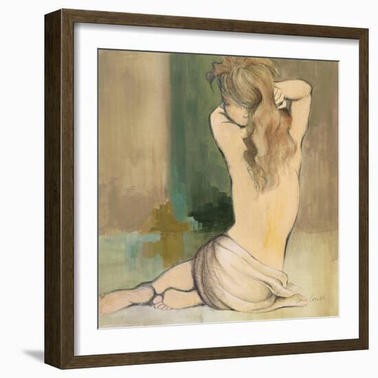 Waking Woman I (Green)-Lanie Loreth-Framed Art Print