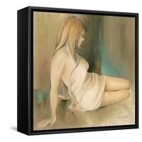 Waking Woman II (Green)-Lanie Loreth-Framed Stretched Canvas