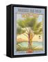 Wakuku Fan Palm-Kerne Erickson-Framed Stretched Canvas