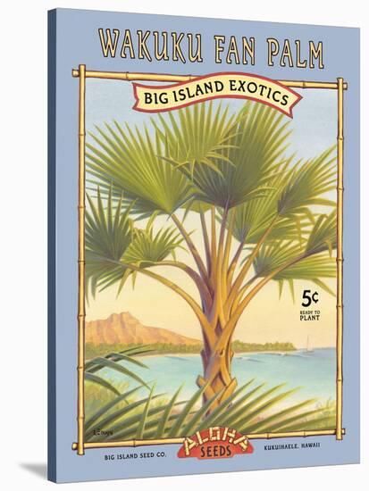 Wakuku Fan Palm-Kerne Erickson-Stretched Canvas