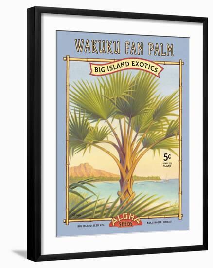 Wakuku Fan Palm-Kerne Erickson-Framed Art Print