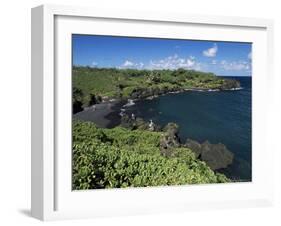 Walanapanapa Beach, Maui, Hawaii, Hawaiian Islands, Pacific, USA-Alison Wright-Framed Photographic Print