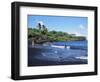 Walanapanapa Black Sand Beach, Hana Coast, Maui, Hawaii, Hawaiian Islands, USA-Alison Wright-Framed Photographic Print