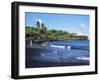 Walanapanapa Black Sand Beach, Hana Coast, Maui, Hawaii, Hawaiian Islands, USA-Alison Wright-Framed Photographic Print