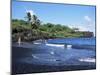 Walanapanapa Black Sand Beach, Hana Coast, Maui, Hawaii, Hawaiian Islands, USA-Alison Wright-Mounted Photographic Print