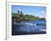 Walanapanapa Black Sand Beach, Hana Coast, Maui, Hawaii, Hawaiian Islands, USA-Alison Wright-Framed Photographic Print