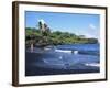 Walanapanapa Black Sand Beach, Hana Coast, Maui, Hawaii, Hawaiian Islands, USA-Alison Wright-Framed Photographic Print